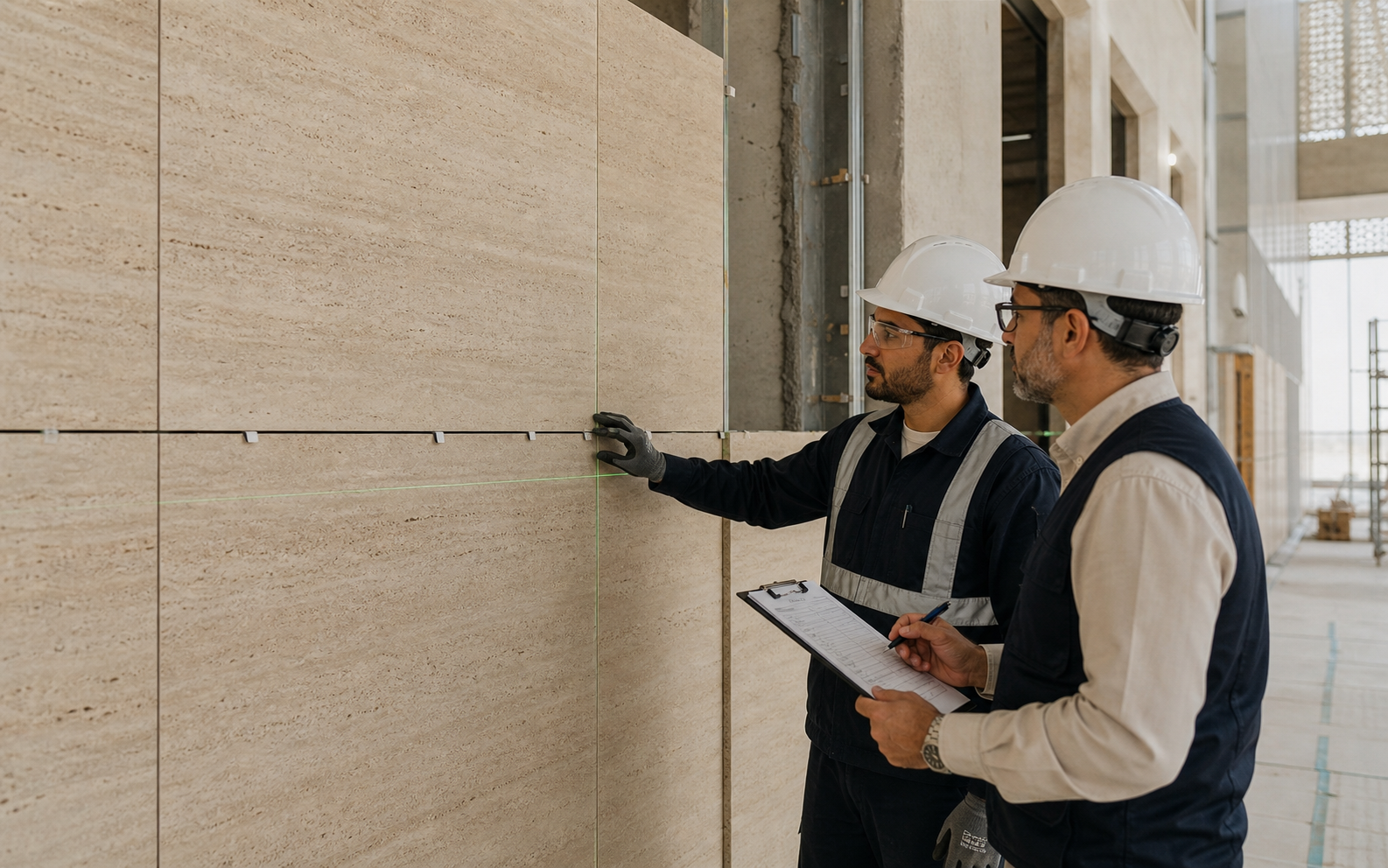 Recovery & Intervention - Neutral stone site inspection visual